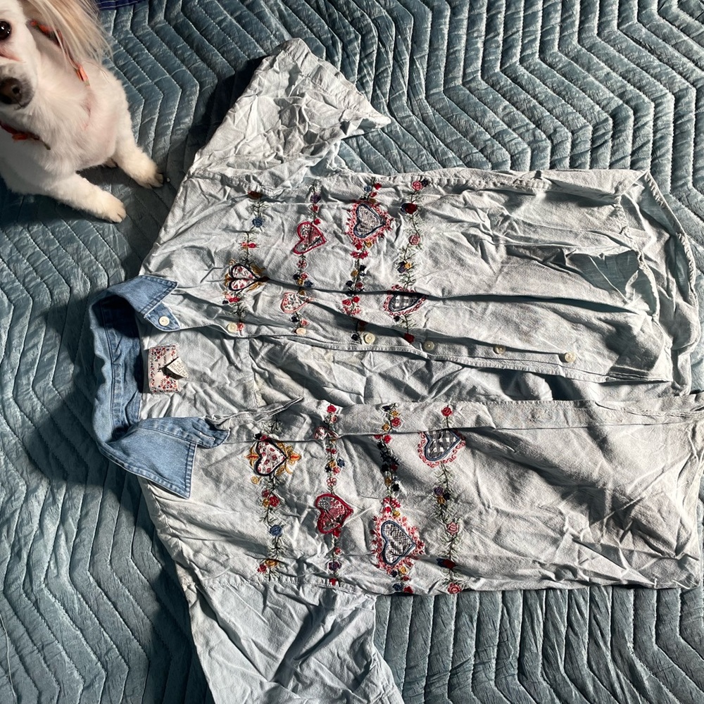 New Directions button up vest/jacket/shirt.